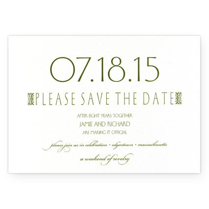 save the date for wedding
